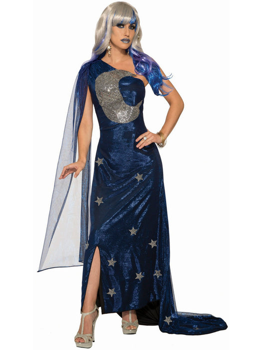 Celestial Midnight Moon Maven Womens Costume - costumesupercenter.com