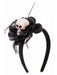 Flowers and Skull Headband - costumesupercenter.com