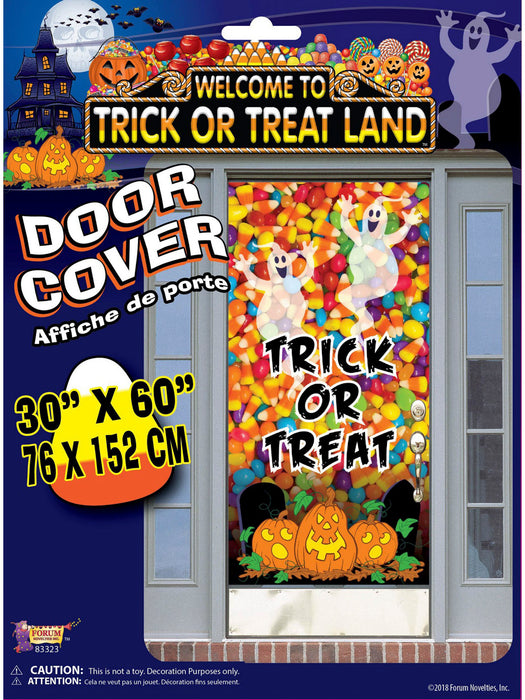 Trick Or Treat Land Door Cover - costumesupercenter.com