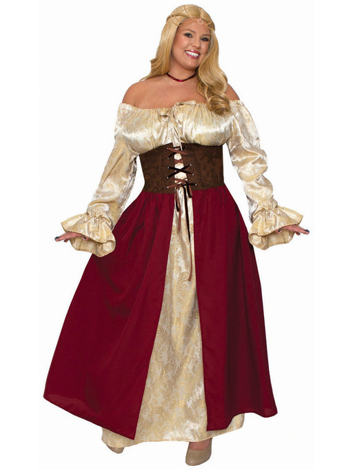 Medieval Wench Plus Costume - costumesupercenter.com