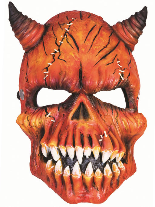 Adult Devil Half Mask - costumesupercenter.com