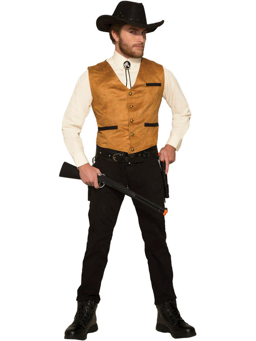 Mens Cowboy Vest - costumesupercenter.com