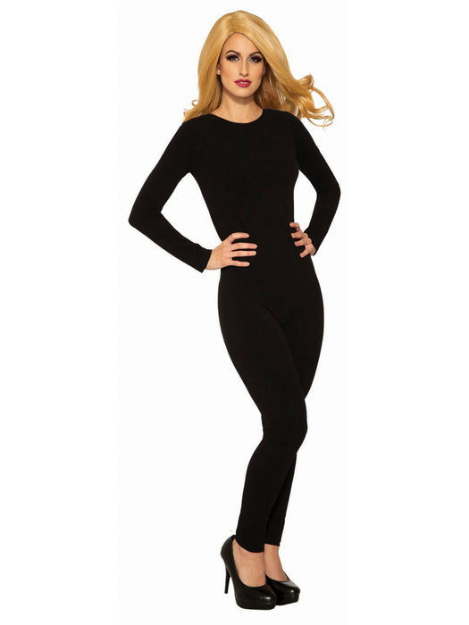 Adult Unitard Women Black Plus Costume - costumesupercenter.com