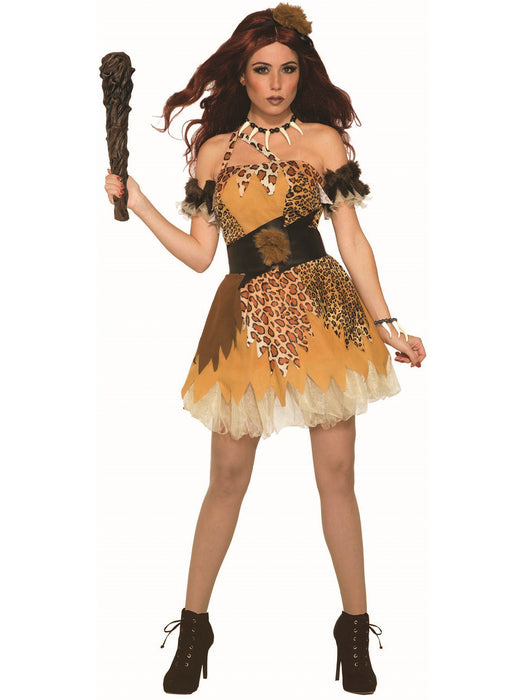 Womens Captivating Cavegirl Costume - costumesupercenter.com