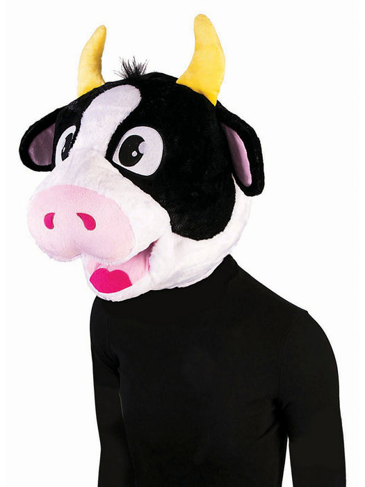 Cow Mascot Mask - costumesupercenter.com