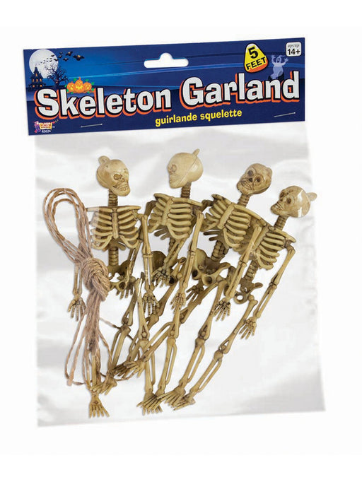 Skeleton Garland - 4 Piece - costumesupercenter.com