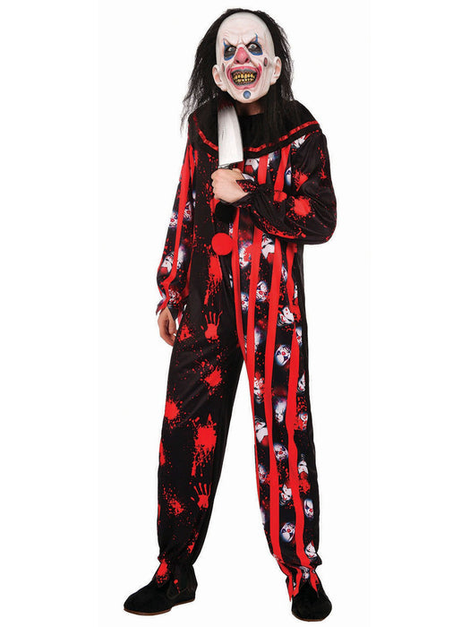 Adult Evil Clown Suit Costume - costumesupercenter.com