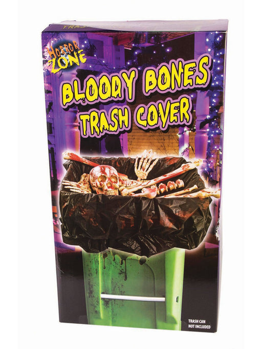 Bloody Bones Trash Cover Decoration - costumesupercenter.com