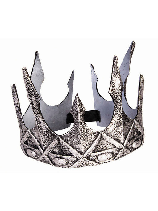Adult Silver Foam Crown - costumesupercenter.com