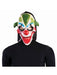 Green Hair Evil Clown Mask - costumesupercenter.com