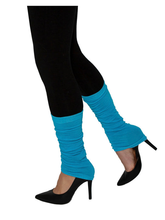 Blue Adult Leg Warmers - costumesupercenter.com