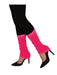 Adult Neon Pink Leg Warmers - costumesupercenter.com