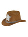 Brown Mini Cowboy Hat - costumesupercenter.com