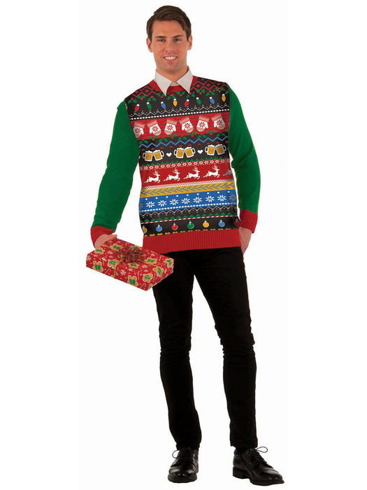 "Icons" Christmas Sweater Costume - costumesupercenter.com