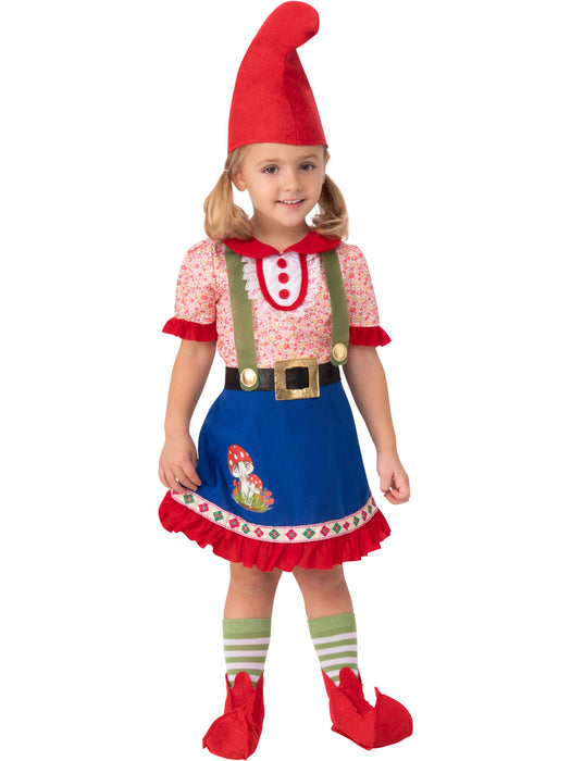 Toddler Girls Fern The Gnome Costume - costumesupercenter.com