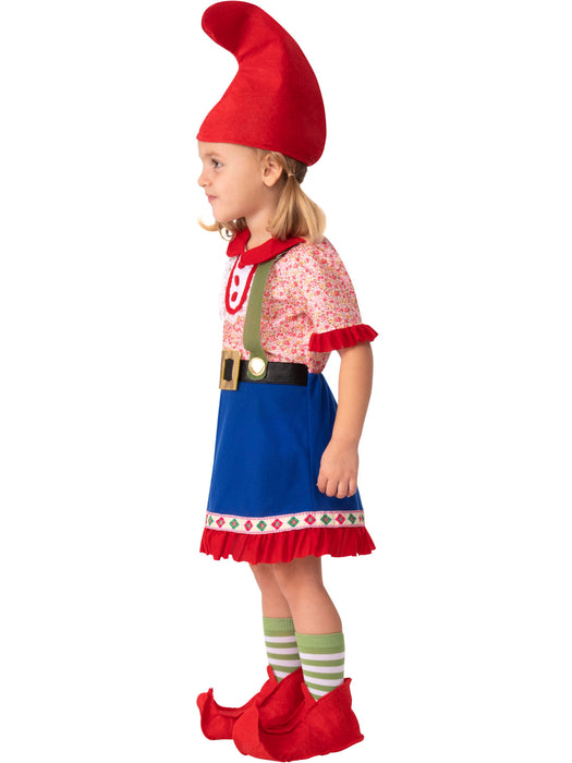 Toddler Girls Fern The Gnome Costume - costumesupercenter.com