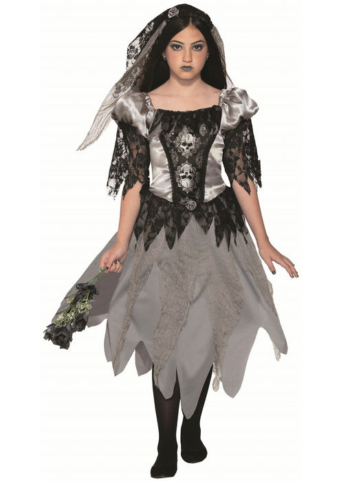 Girls Scary Princess Bride Costume - costumesupercenter.com