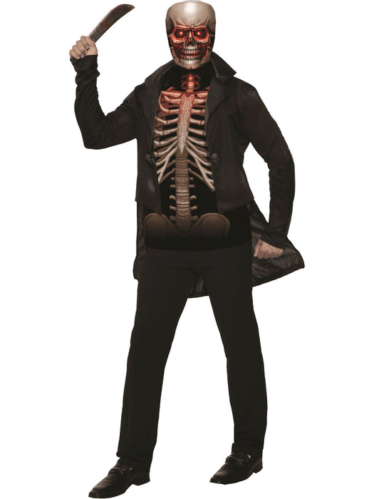 Mens Sinister Skeleton Man Costume - costumesupercenter.com