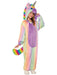 Rainbow Unicorn Child Comfywear Costume - costumesupercenter.com