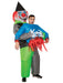 Evil Clown w/ Victim Inflatable Costume for Adult - costumesupercenter.com
