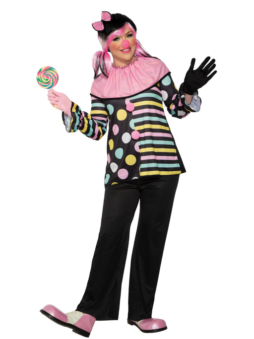 Women's Pastel Clown Costume - costumesupercenter.com