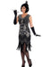Women's Silver Star Flapper Costume - costumesupercenter.com