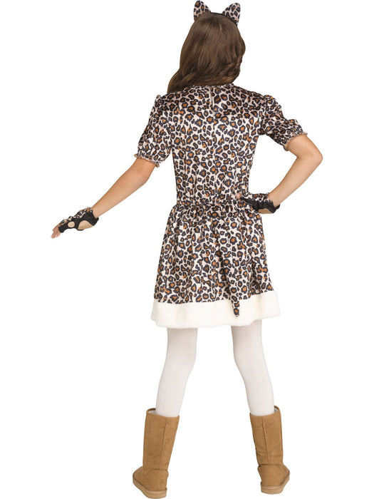 Rose Gold Leopard Costume for Girls - costumesupercenter.com