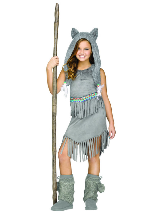 Girls Wolf Dancer Costume - costumesupercenter.com