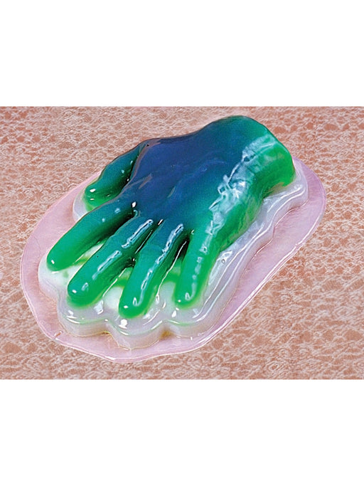 11-inch Zombie Hand Shaped Plastic Gelatin Mold - costumesupercenter.com