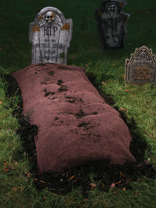 Grave Mound Ground Prop with Stakes - costumesupercenter.com