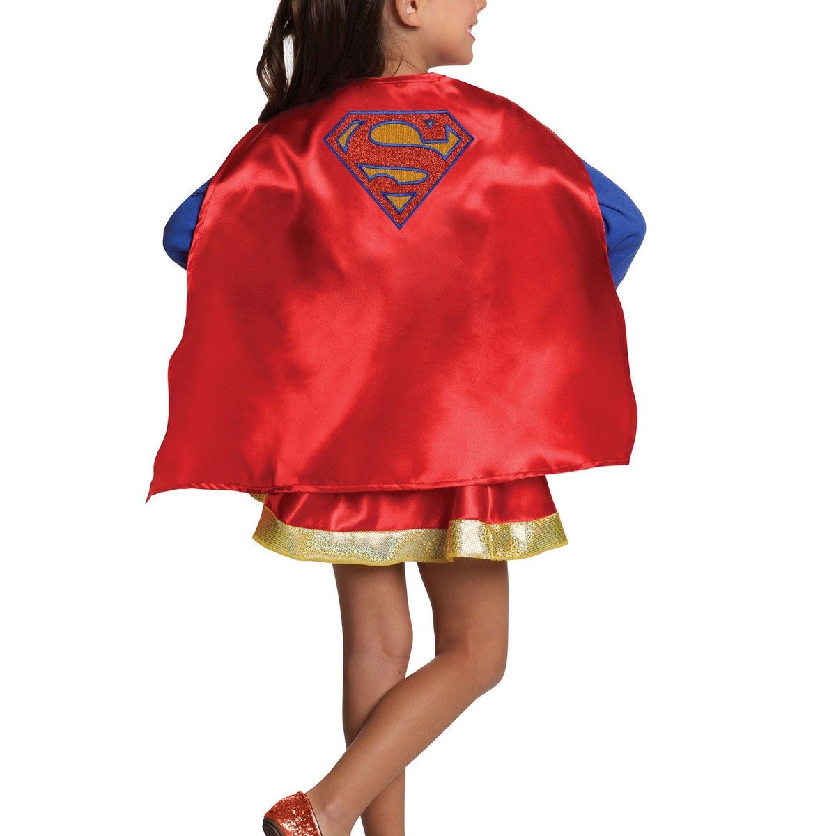 Girls DC Super Hero Supergirl Cape and Skirt Set — Costume Super Center