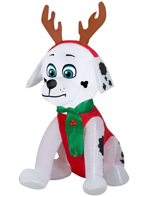 3.5 Ft. Airblown Inflatable Paw Patrol Christmas Marshall - costumesupercenter.com
