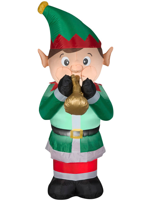 Elf Christmas Inflatable Lawn Decoration - costumesupercenter.com