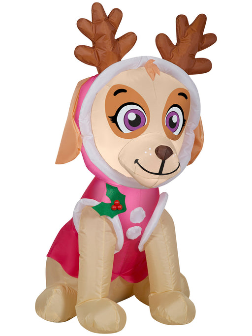 3.5 Ft. Airblown Inflatable Paw Patrol Christmas Skye - costumesupercenter.com
