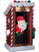 6 Ft. Airblown Inflatable Christmas Santa's Outhouse - costumesupercenter.com