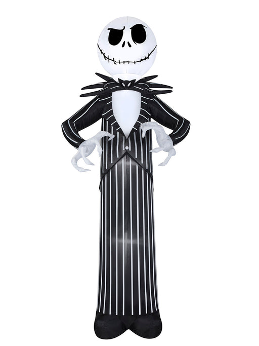 10 Foot The Nightmare Before Christmas Jack Skellington Light Up Halloween Inflatable Lawn Decoration - costumesupercenter.com