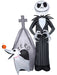 5 Ft. Airblown Inflatable The Nightmare Before Christmas Jack & Zero - costumesupercenter.com