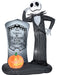 6 Ft. Airblown Inflatable The Nightmare Before Christmas Jack & Tombstone - costumesupercenter.com