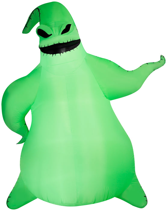 Giant 10.5 Ft. Airblown Inflatable The Nightmare Before Christmas Green Oogie Boogie - costumesupercenter.com