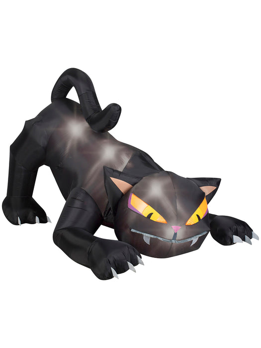 6 Ft. Airblown Inflatable Animated Scary Cat - costumesupercenter.com