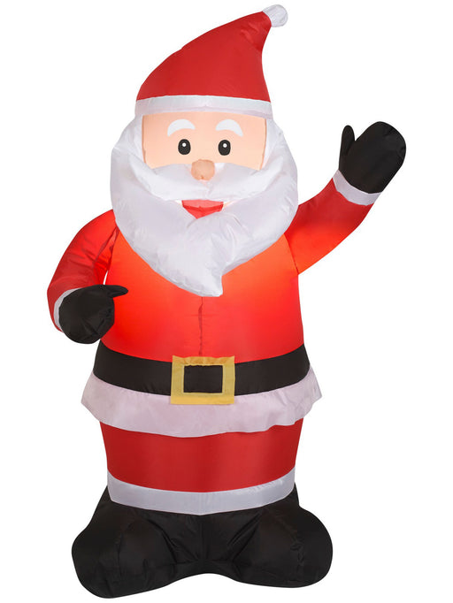 Inflatable Airblown Santa Claus - 4' - costumesupercenter.com