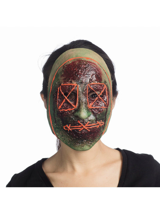 Flashy Fluorescent Liberty Mask - costumesupercenter.com