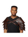 Leathery Shoulder Armor Accessory - costumesupercenter.com
