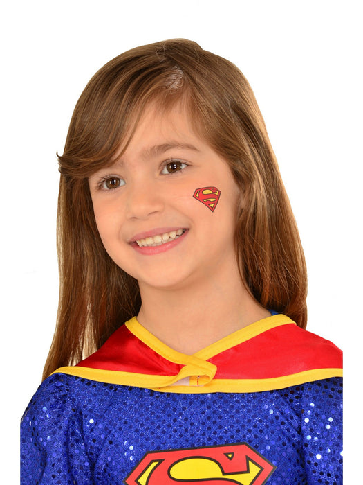 Supergirl Stick-on Tattoo - costumesupercenter.com