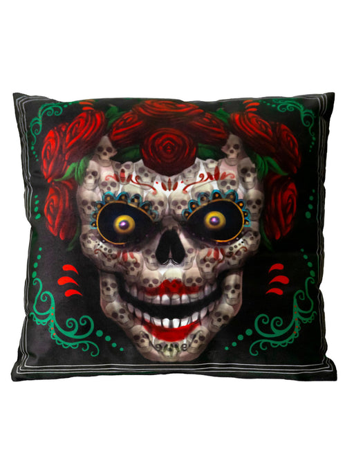 Day of the Dead Pillow Decoration - costumesupercenter.com