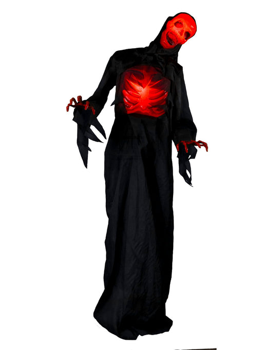 Lifesize Red Demon Animated Decoration - costumesupercenter.com