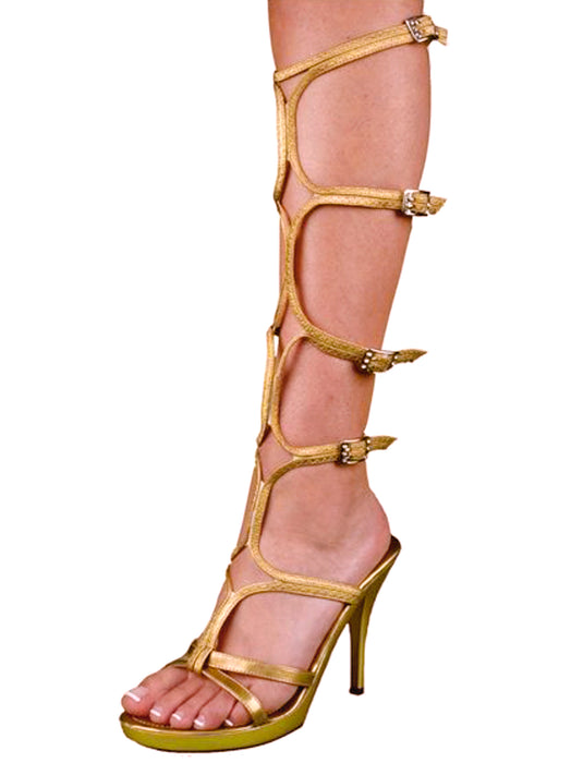 Sexy Gold Adult Shoes - costumesupercenter.com