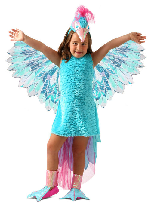 Girls Zarya the Dazzling Bird Costume - costumesupercenter.com