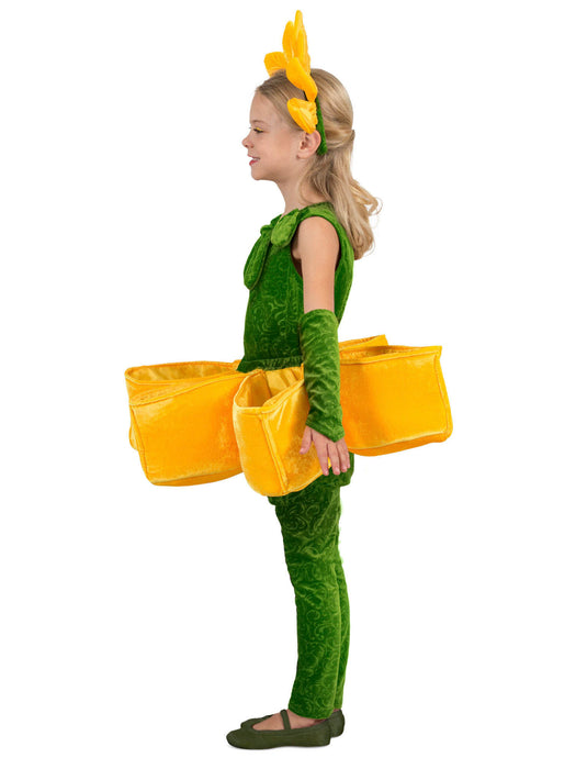 Sunflower Petal Pocket Costume for Girls - costumesupercenter.com