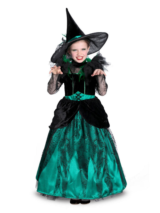 Pocket Princess The Wizard of Oz Wicked Witch of the West Girls Costume - costumesupercenter.com